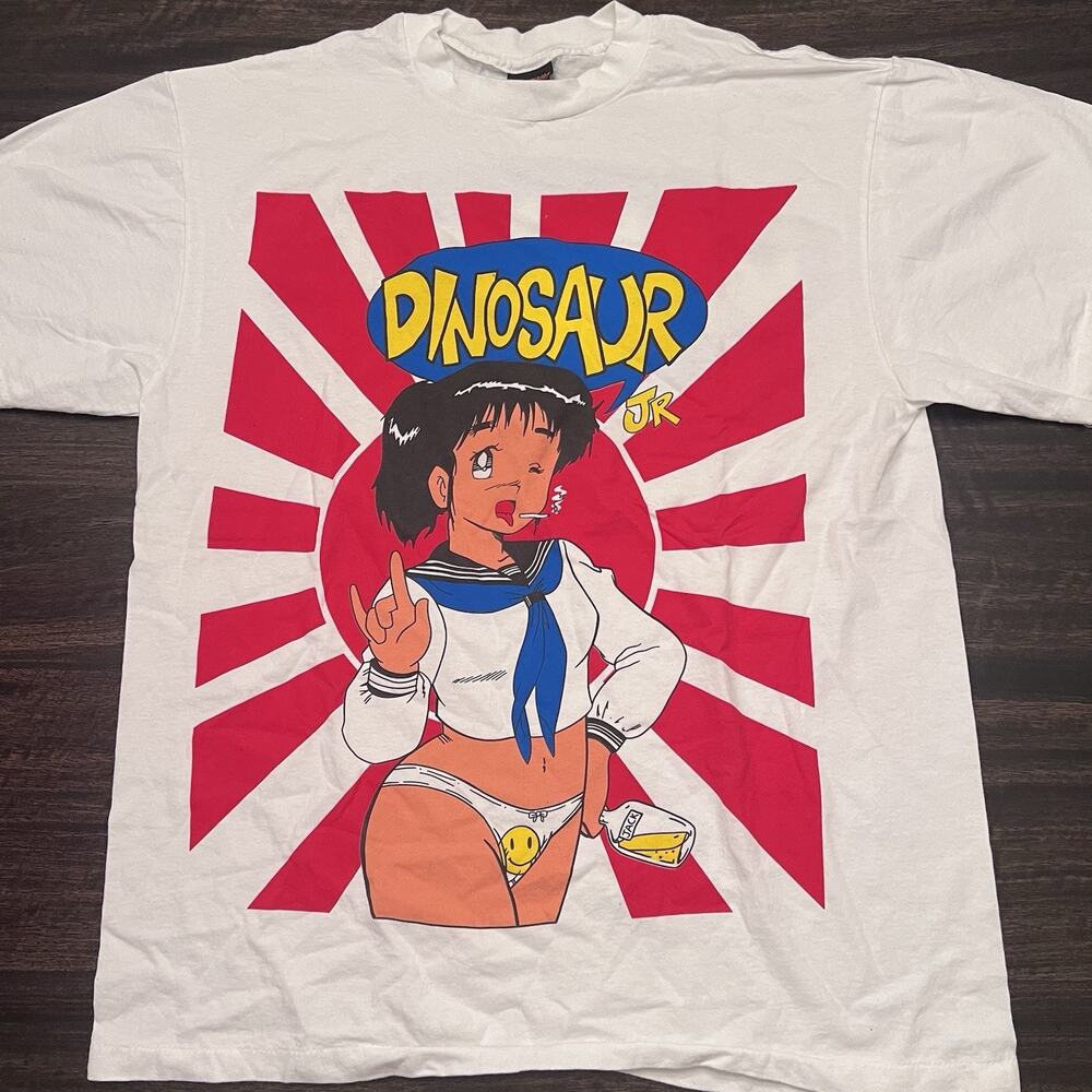 Dinosaur junior Dino Jr Ban Anime Concert Girl Retro 90s modern vintage shirt